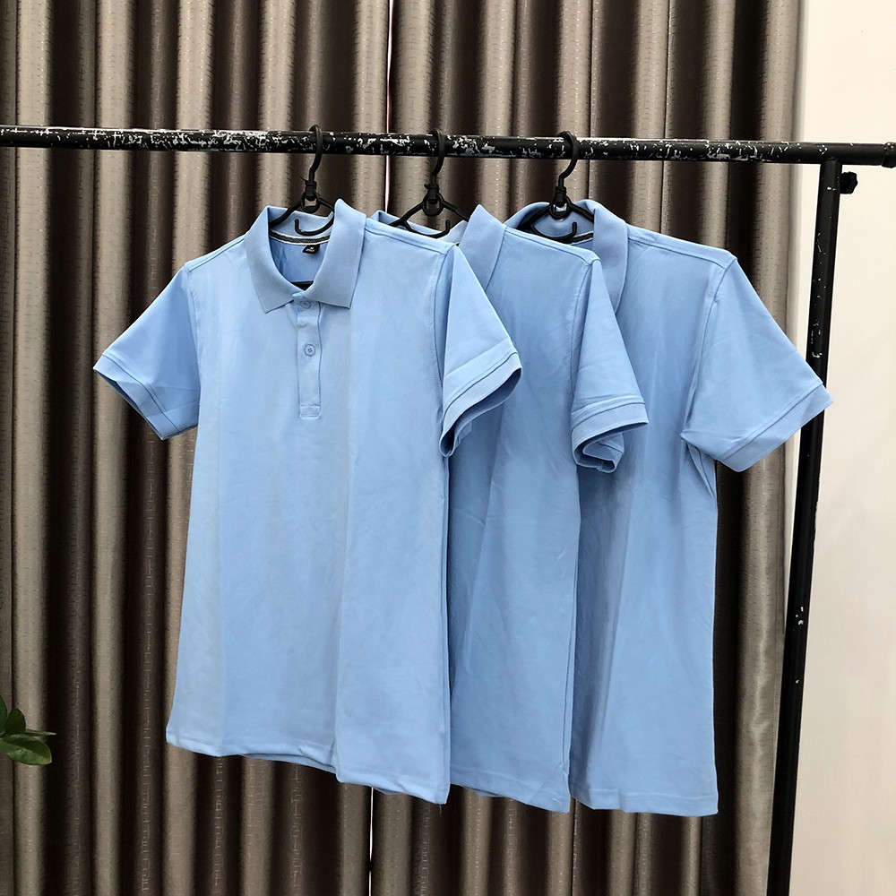 Áo thun nam POLO trơn vải cá sấu cotton cao cấp ngắn tay cực sang trọng