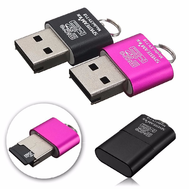 Đầu Đọc Thẻ Nhớ MicroSD USB 2.0 T18 Nhỏ Gọn