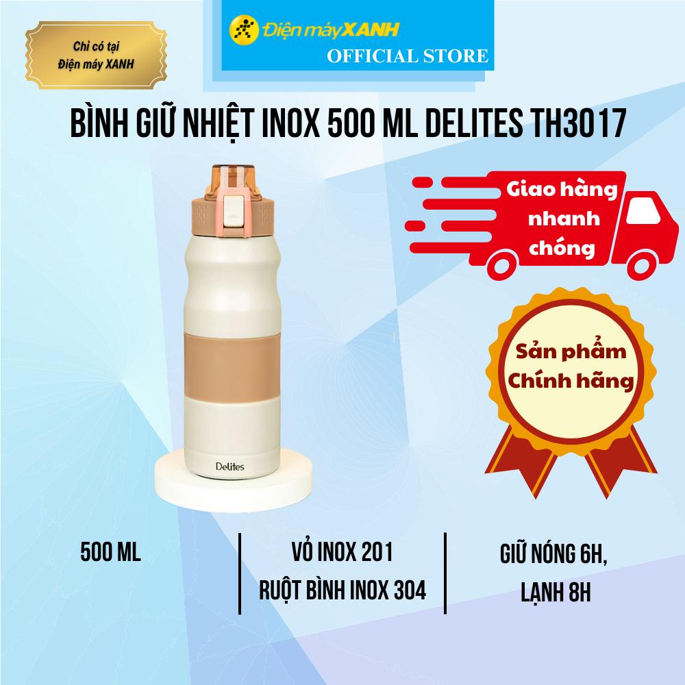 Bình giữ nhiệt inox 500 ml Delites TH3017