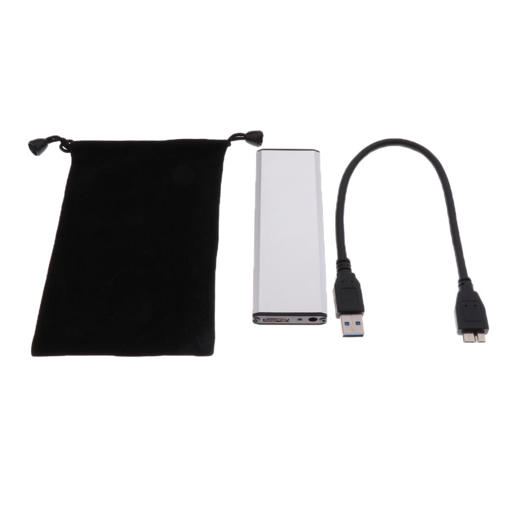 Aluminum USB 3.0 Hard Drive Disk External Enclosure Case for HDD and SSD