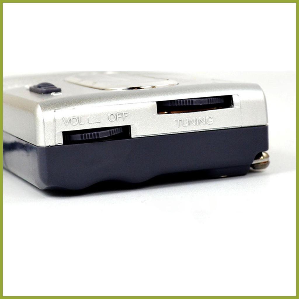 Radio Bỏ Túi Nhỏ Gọn Nhận Diện Thời Tiết Âm Thanh Nổi 2 Pin AA