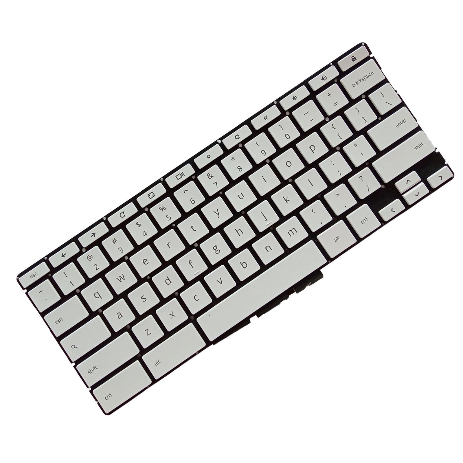 Laptop Keyboard US Layout White for HP Chromebook 14-Ca 14-Ca020NR Notebook