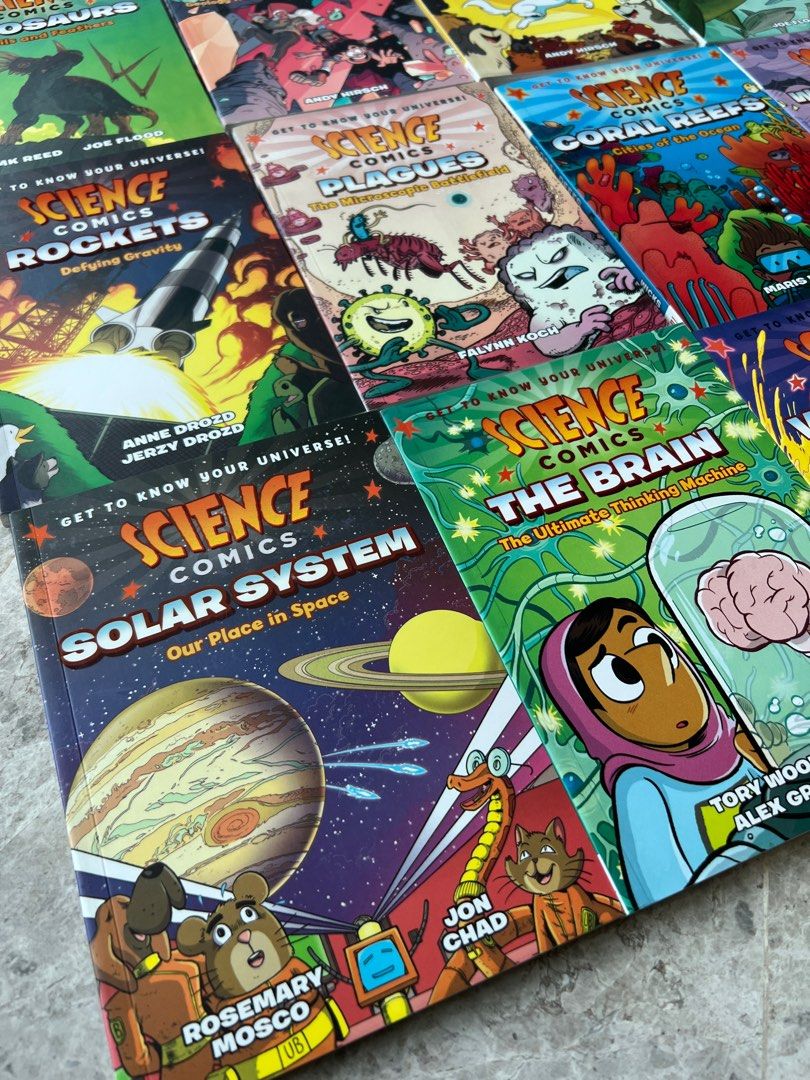 Science Comic Series - Get To Know Your Universe! (24 Books) | Bản Nhập Khẩu