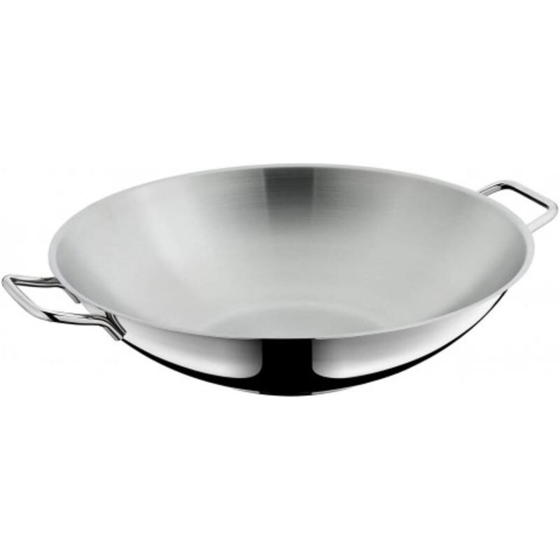 Chảo 2 Quai WMF Wok Party 28cm Nhập Đức, Chảo Bếp Từ Sâu Lòng Chất Liệu Thép Không Gỉ, Dẫn Nhiệt Tốt Cho Mọi Loại Bếp