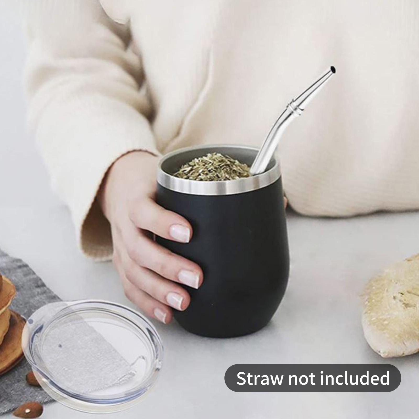 Cốc Giữ Nhiệt Thép Không Gỉ 12Oz Có Nắp