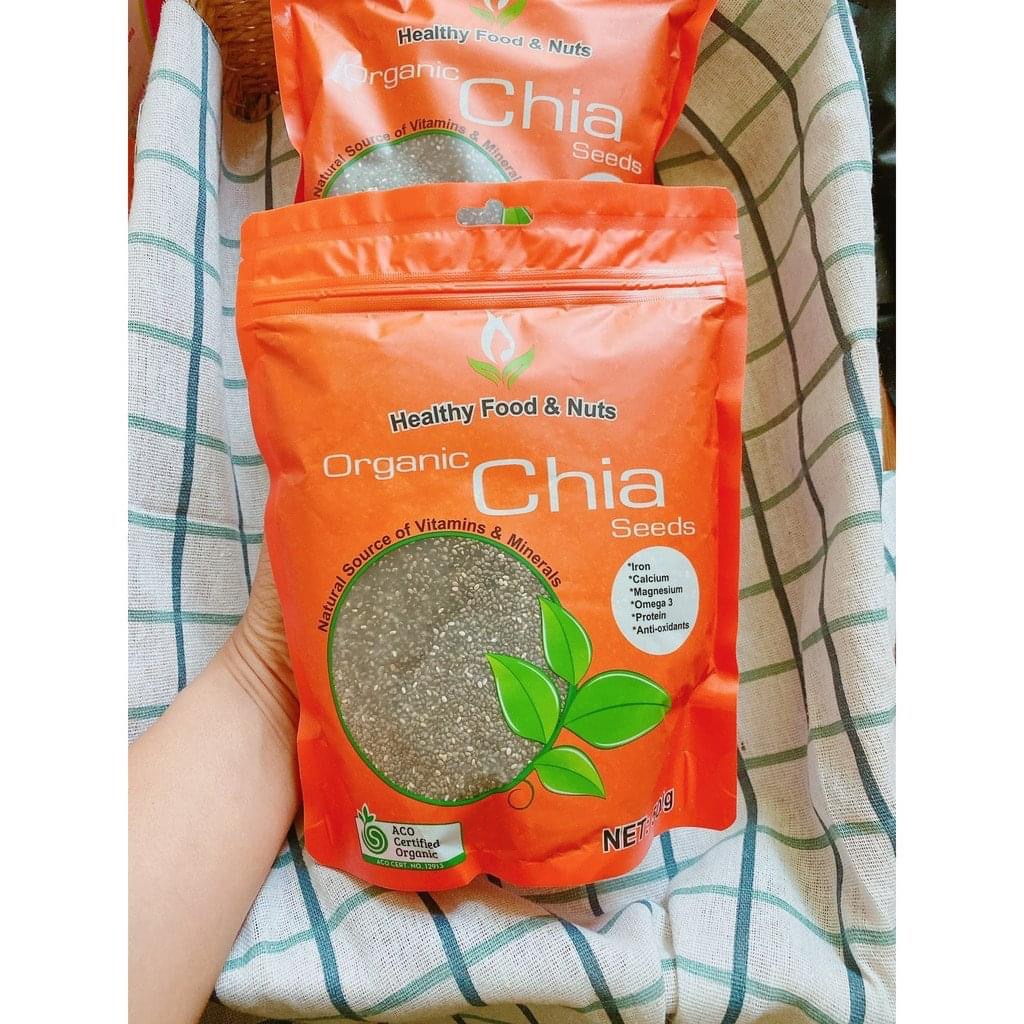 Hạt Chia Hữu Cơ Australia Healthy Food & Nuts Organic Chia Seeds/500gram