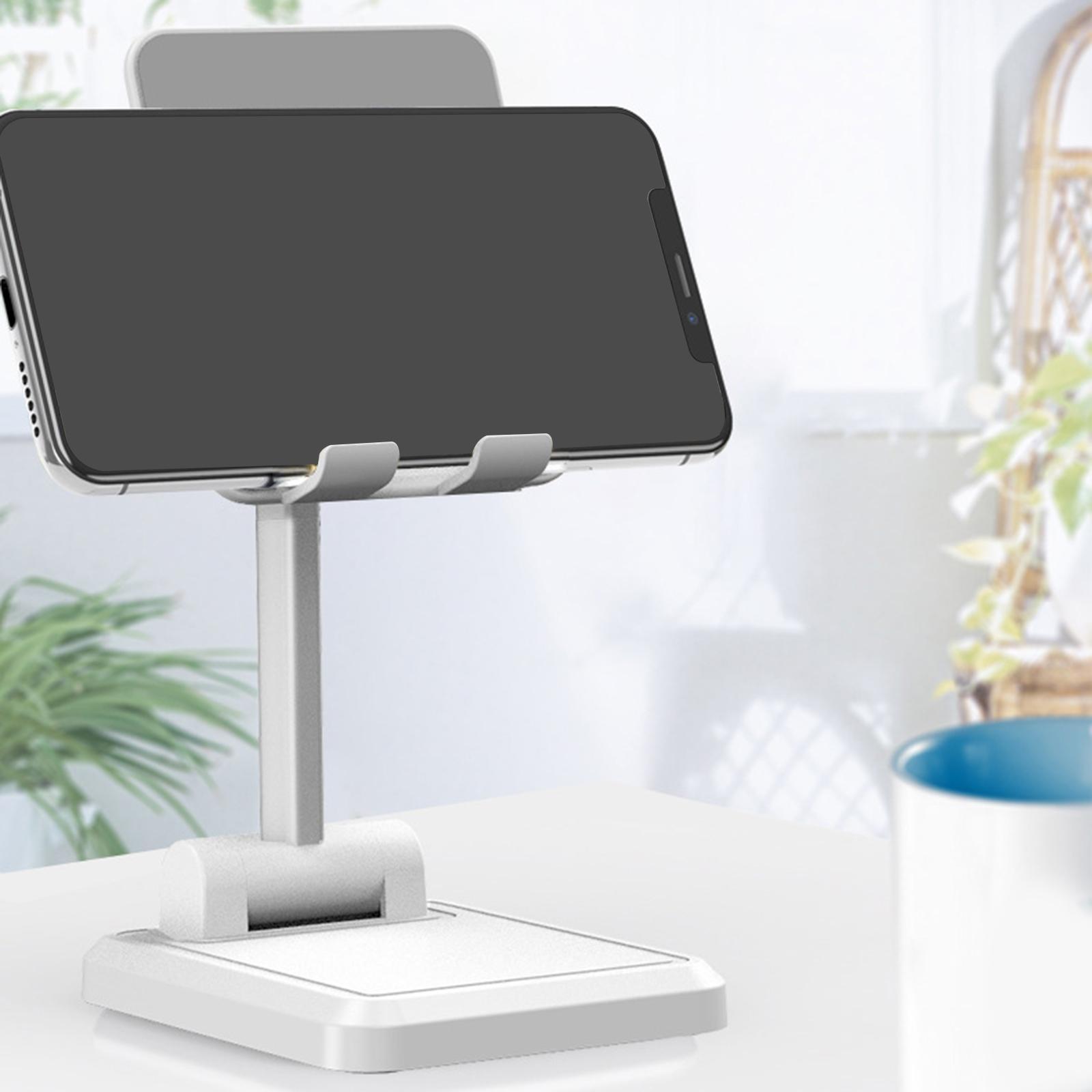 Foldable Desktop Phone Holder Charging Stand for Tablet Meeting Travel