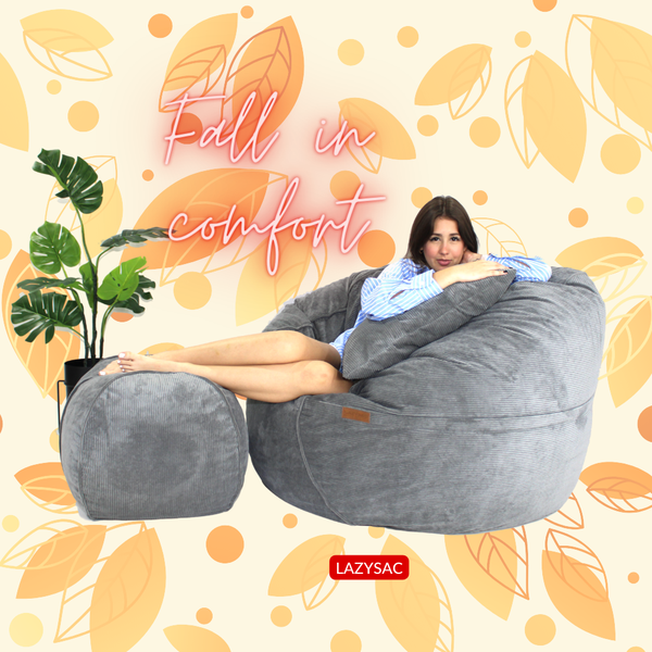 Bộ Ghế Lười Lazysac - The Beanbag House - Siêu Êm Ái - Tựa Như Mây - Không Lo Bị Xẹp