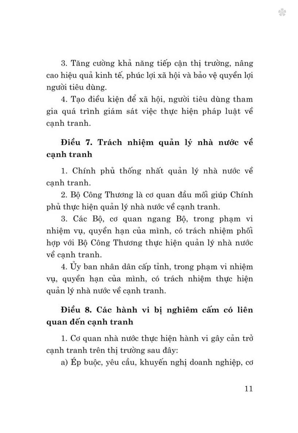 Luật cạnh tranh (hiện hành) bản in 2024