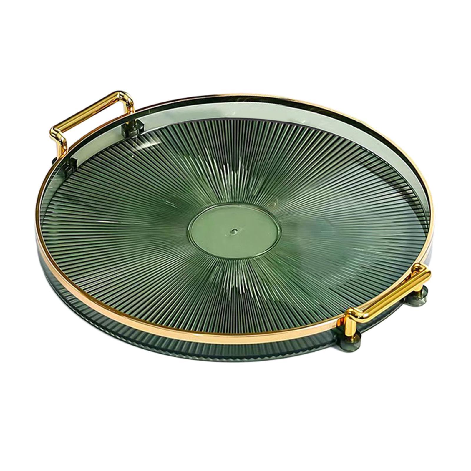 Serving Tray with Handles Cosmetic  Makeup Display  Dresser