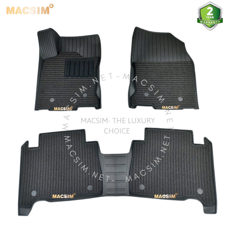 Thảm lót sàn ô tô 2 lớp cao cấp dành cho xe LEXUS NX 2014-2022 nhãn hiệu Macsim 3w chất liệu TPE
