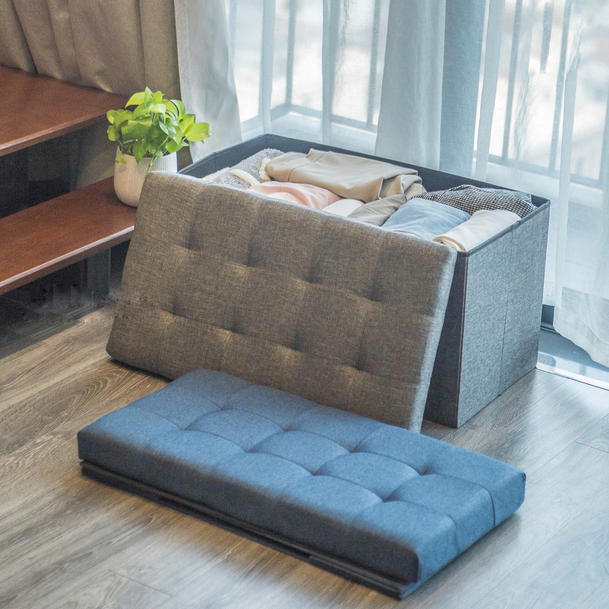 Ghế Dài Sofa kiêm hộp đựng đồ chất vải oxford 600D cao cấp size lớn XL