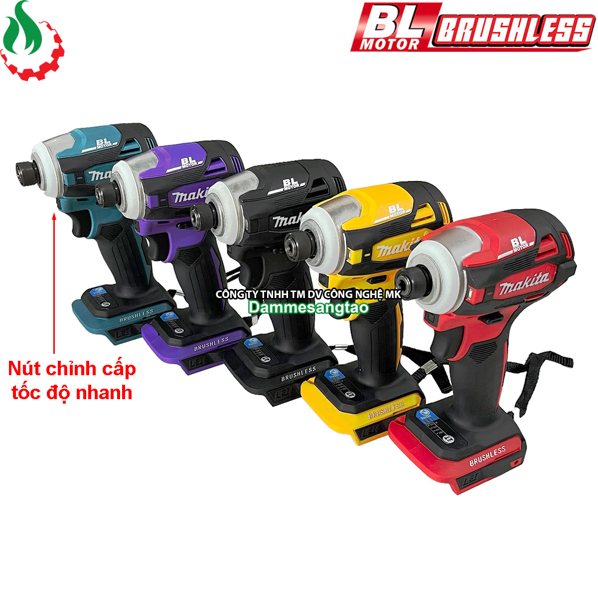 Thân máy bắn vít dùng pin 18V không chổi than