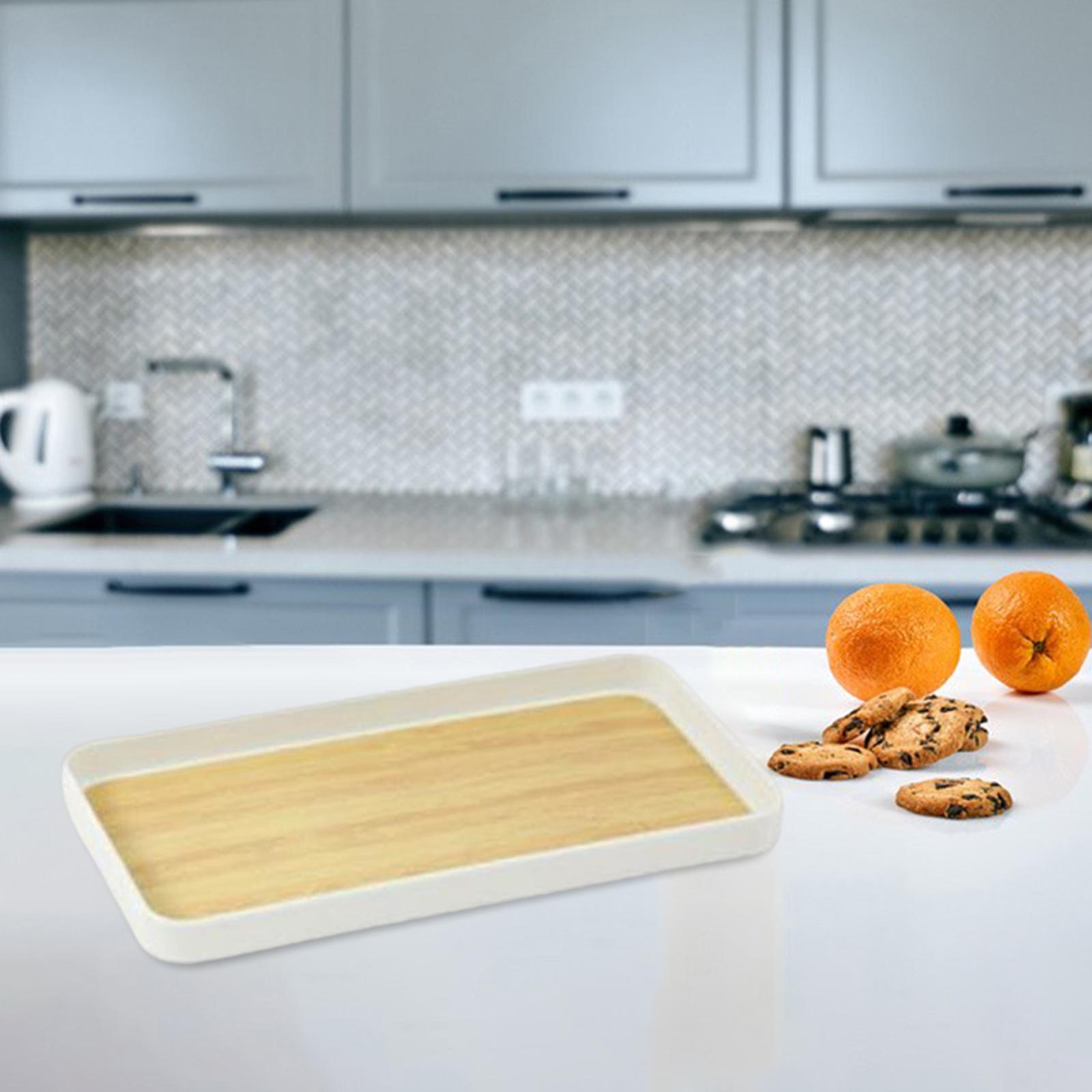 Portable Serving Tray Fruit Platter Food Dish for Desktop Dining Table Party