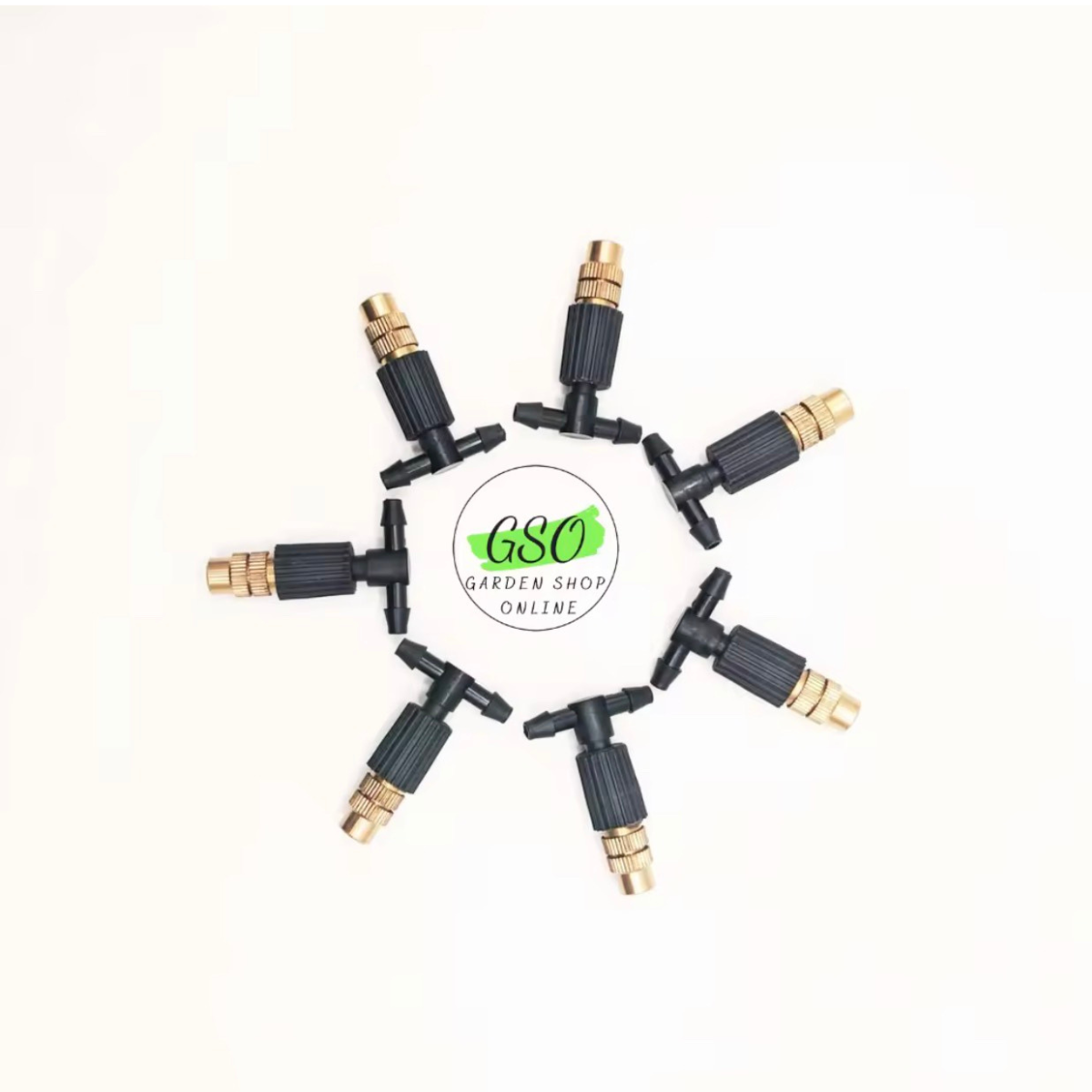 Bộ KÍT phun sương tăng áp tưới lan, cây cảnh 10 đầu béc kèm bơm