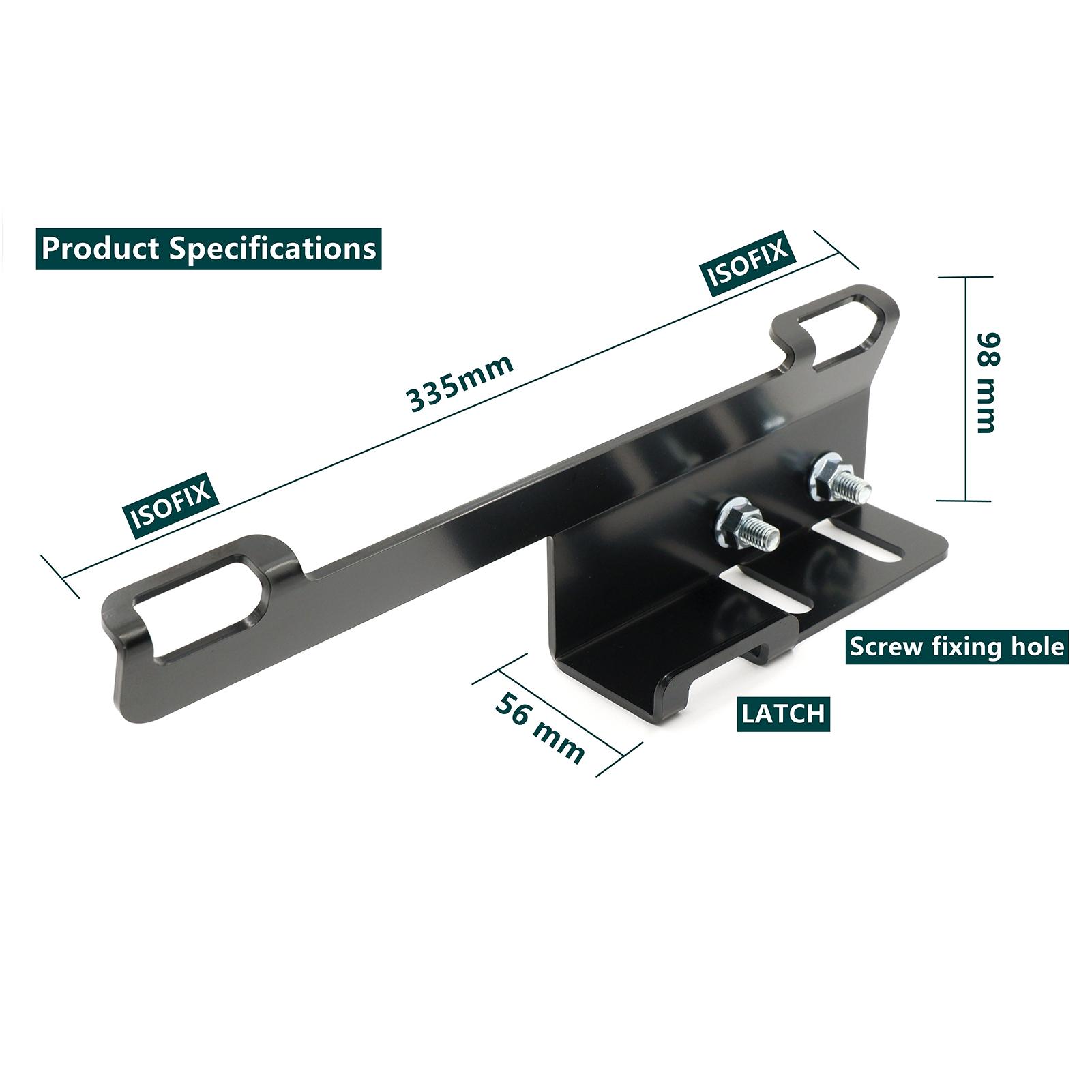 Car Child Safety Seat Belt Bracket Mount Base ISOFIX Latch Interface Mount Bracket Car Seat Restraint Anchor Mounting Kit Replacement for FIT GE6 2007-2013 Left Side