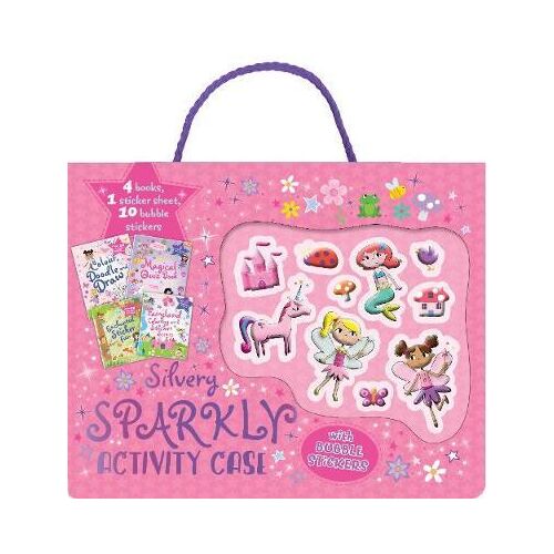 Silvery Sparkly Activity Case With Bubble Stickers