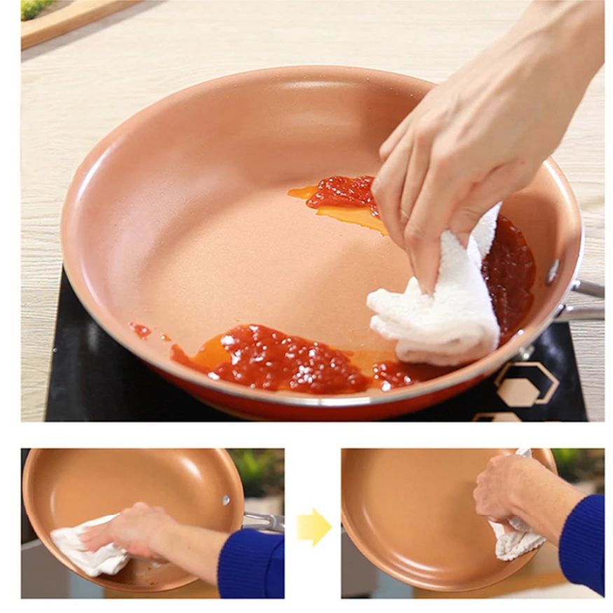 Chảo Chống Dính Đáy Từ Mishio (Size 20, 25, 30cm) MK430 MK431 MK432 - Chống Dính Gốm Cao Cấp, An Toàn Sức Khỏe, Dùng Cho Mọi Loại Bếp - hàng chính hãng