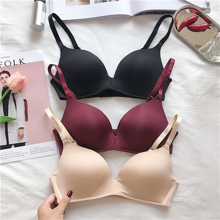Áo lót nữ ️️ Áo chip su đúc trơn - Áo ngực không gọng xuất Nhật đệm mỏng chống ung thư A/S001