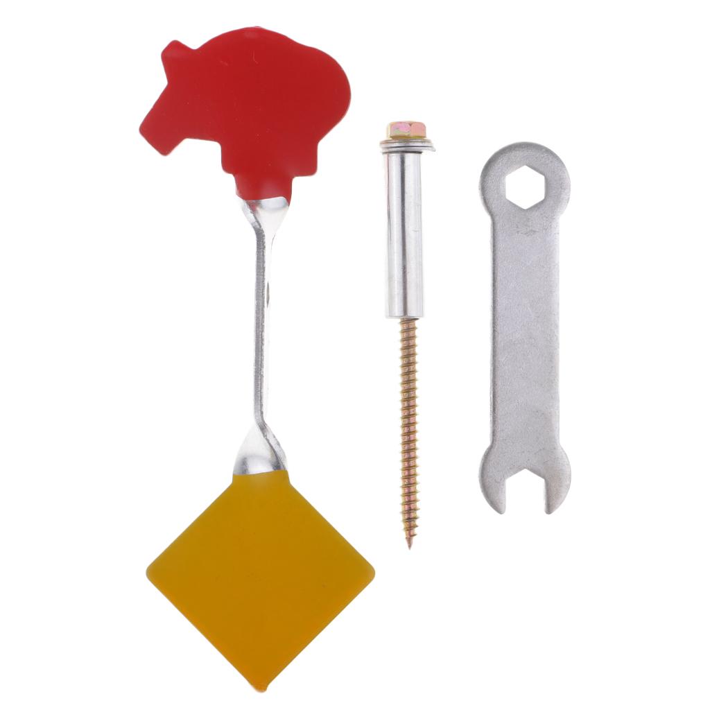 Stainless Steel Spinner Target Plinking Target Shooting Target 3mm Boar FOR Upright Surface, Wall, Tree, Stick