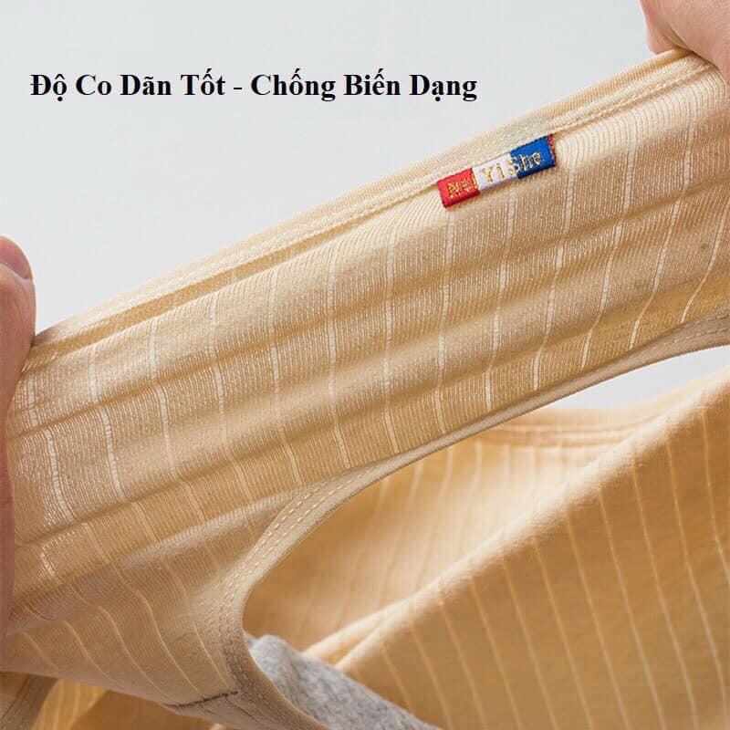 LỐ 10 CHIẾC QUẦN LÓT COTTON TĂM CỜ PHÁP CÁ TÍNH