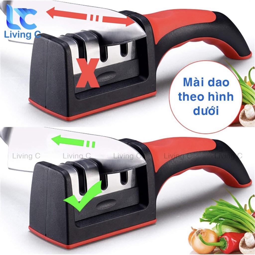 ( SIÊU SỈ ) Dụng cụ mài dao kéo cầm tay 3in1, mài dao nhanh sắc bén siêu tiện lợi