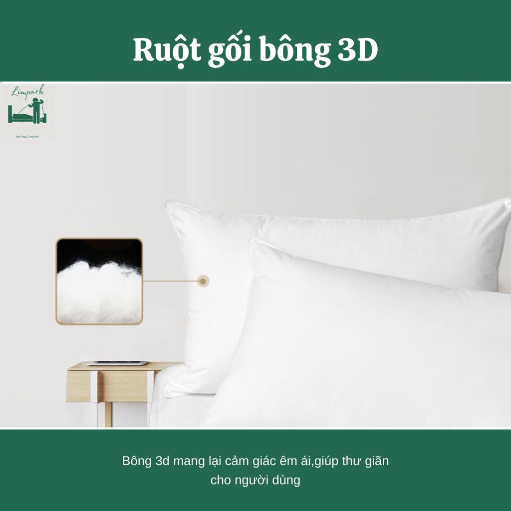 Ruột gối bông 3d-Ruột gối nằm khách sạn cao cấp-đầy đủ Kích Thước và nhận KT theo yêu cầu khách hàng-BẢO HÀNH 1 ĐỔI 1