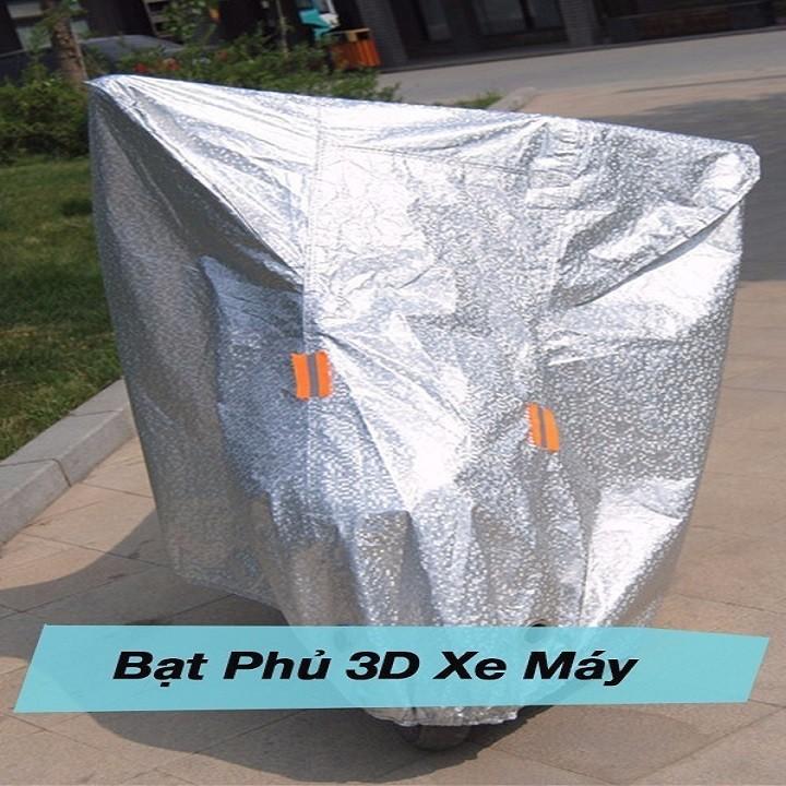 BẠT PHỦ XE MÁY 3D CAO CẤP CHỐNG NẮNG 3 LỚP BẢO VỆ XE