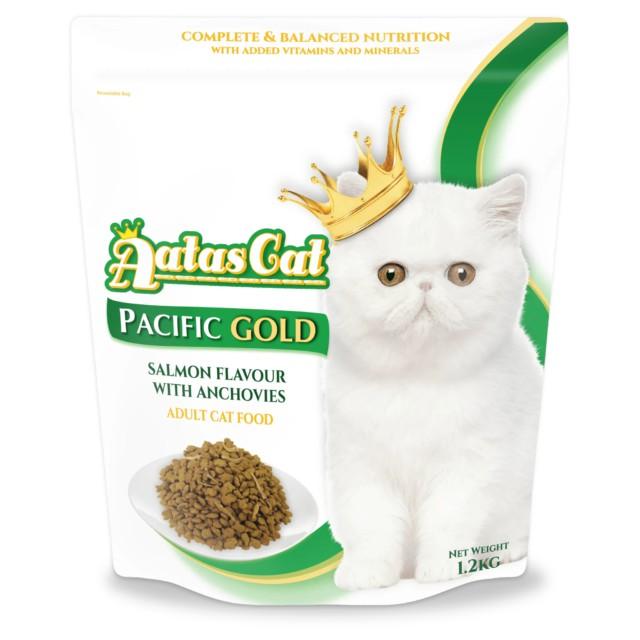 Thức Ăn Cho Mèo Aatas Cat Bao 1,2kg Vị Cá Hồi, Vị Cá Ngừ, Vị Gà Topping Thêm Cá Cơm Sấy Khô (Lông Mượt, Giảm Búi Lông