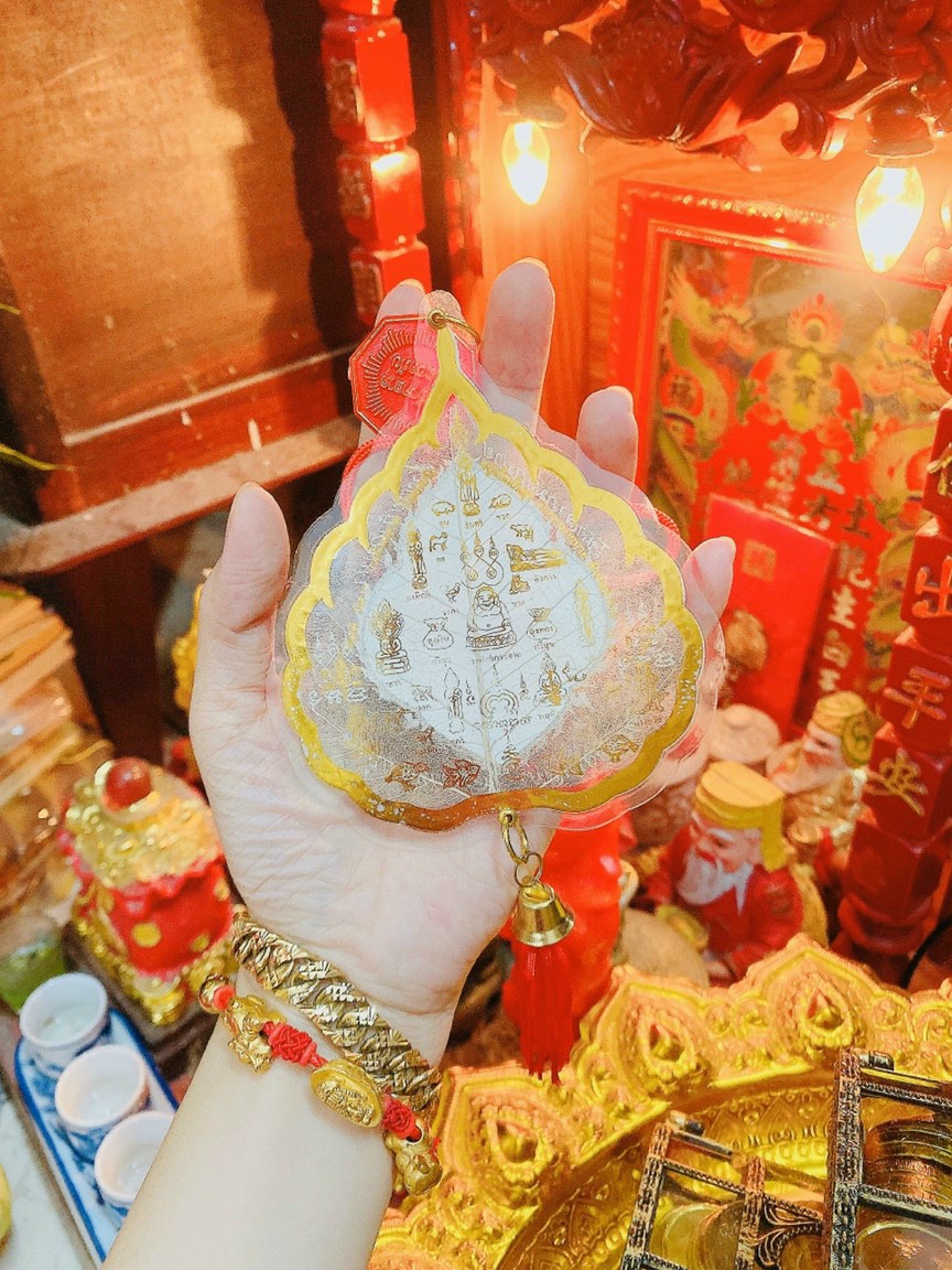 Lá Bồ đề Bình an - Mẹ ngoắc Tài lộc