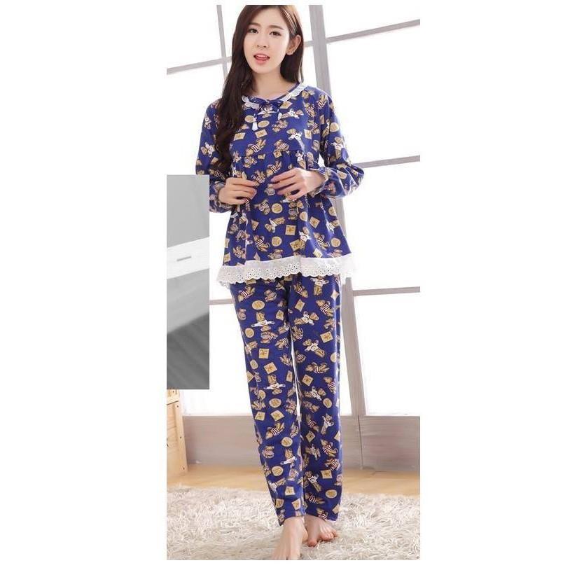 Bộ bầu  dài tay mặc nhà