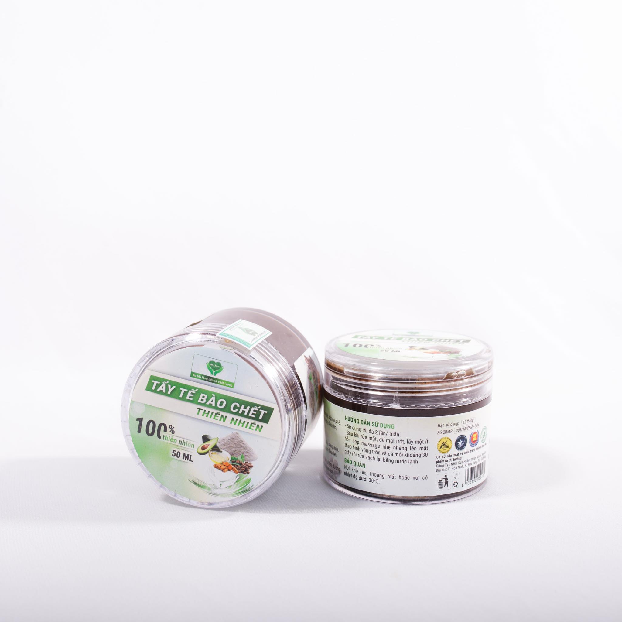 TẨY TẾ BÀO CHẾT MẶT THIÊN NHIÊN MẸ KEN hủ 50ML- tẩy tế bào chết mặt, sạch mụn cám, sạch da chết