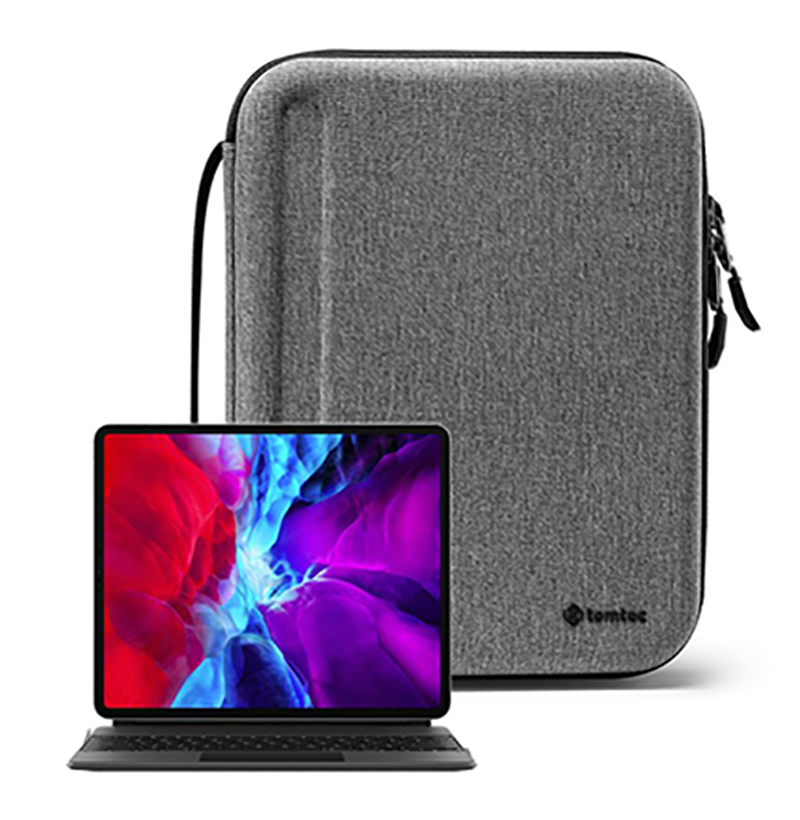 TÚI CHỐNG VA ĐẬP TOMTOC (USA) PORTFOLIO HOLDER HARDSHELL IPAD PRO 12.9INCH &amp; SURFACE PRO 12.3 GRAY (A06-004G)