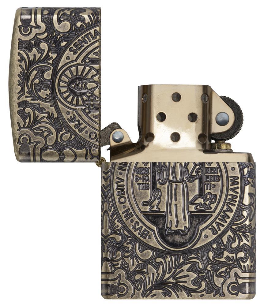 Bật Lửa Zippo St. Benedict Design 29719