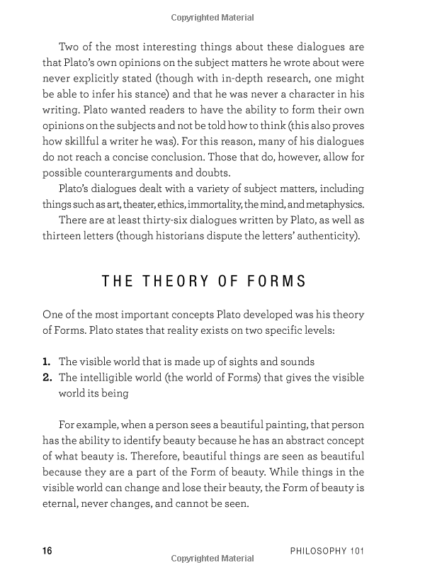 Philosophy 101 : From Plato and Socrates to Ethics and Metaphysics, an Essential Primer on the History of Thought