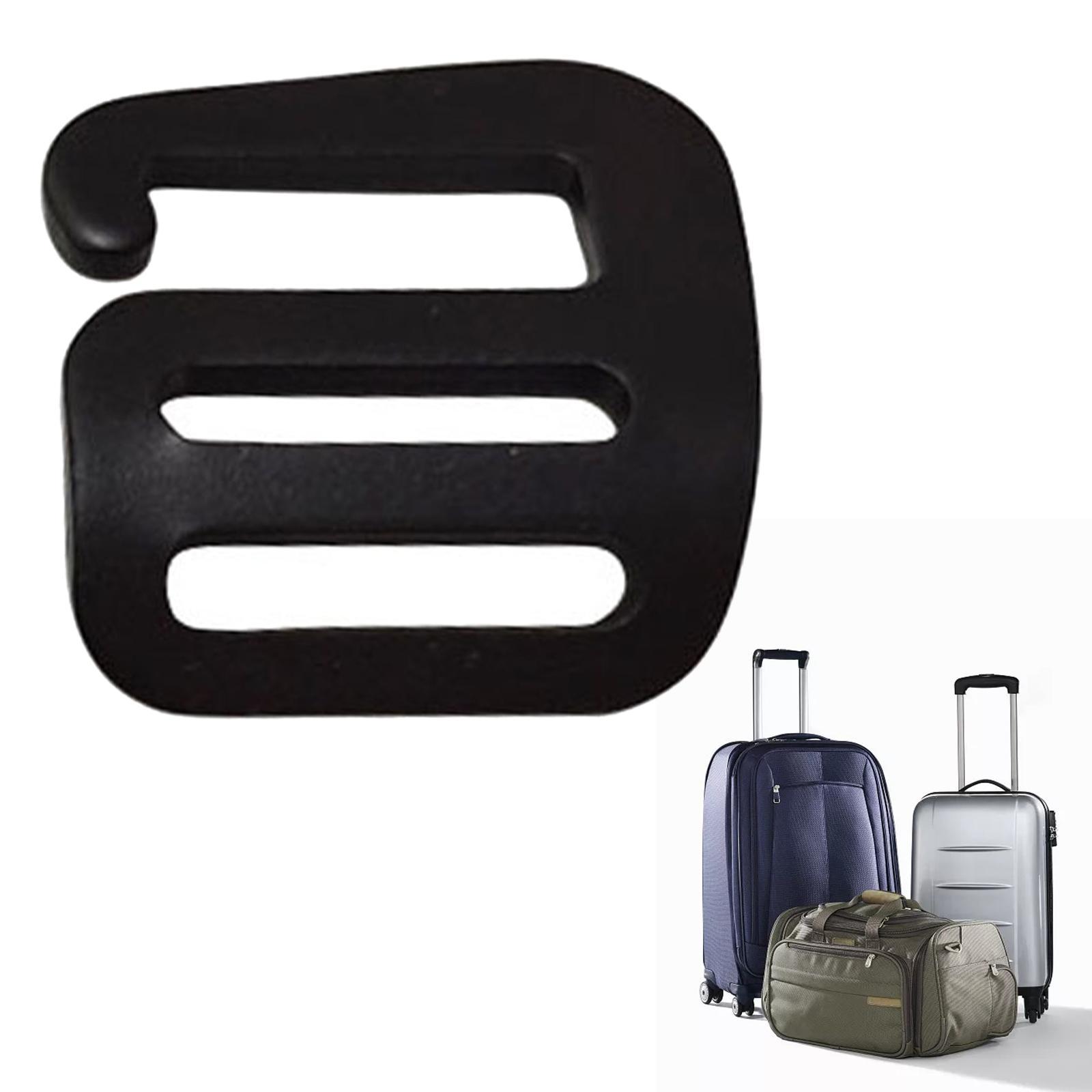 G Hook Webbing Buckle Multitool 25mm for Outdoor Luggage Sack Survival black