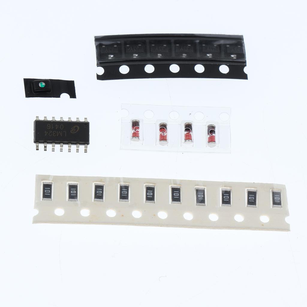 3-7pack SMD Component Welding Practice Board Soldering Practice DIY Kit