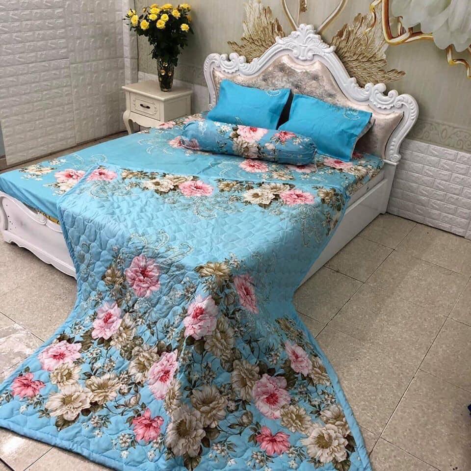 Chăn Mền Hè Cotton Poly Hasago Chăn Hè Thu Mát Mền Bông Mùa Hè