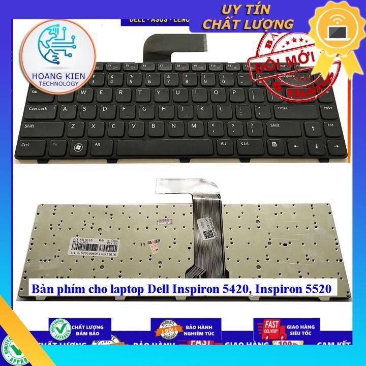 Bàn phím cho laptop Dell Inspiron 5420 Inspiron 5520 - Phím Zin - Hàng chính hãng  MIKEY336