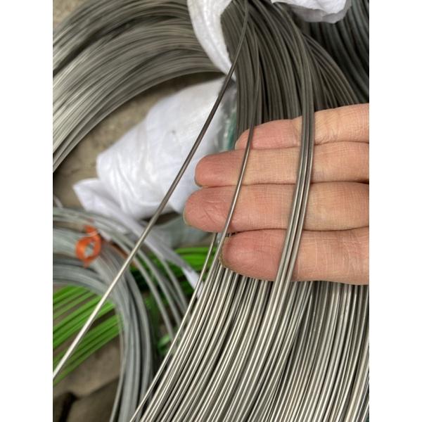 Dây thép buộc ,dây thép inox 1.5li không rỉ,sáng bóng