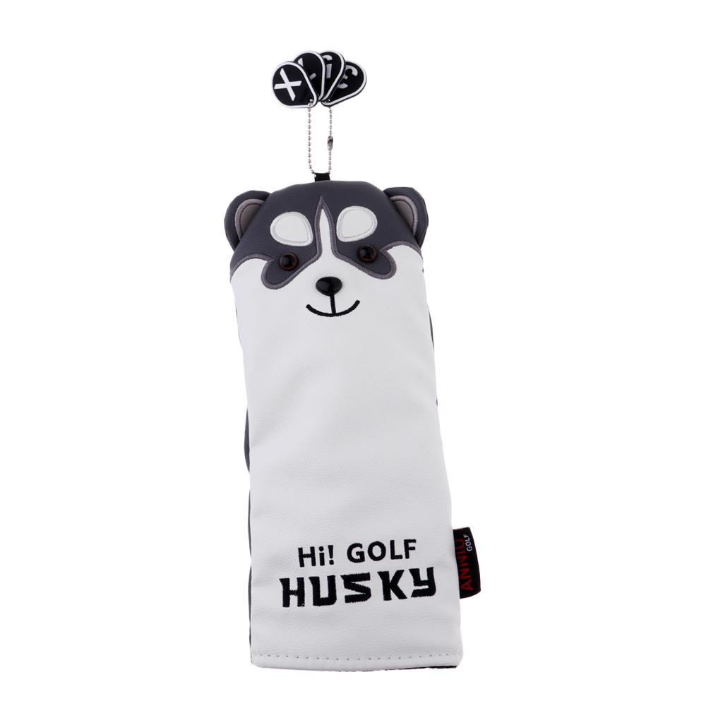 2-3pack Golf Head Cover Driver Fairway Wood Covers Protector Bag Dog Pattern UT