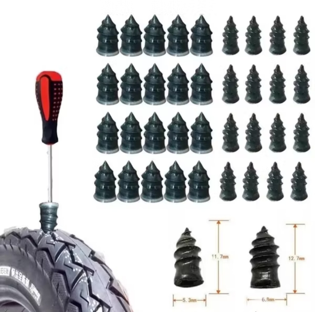 BỘ 50 CÁI VÍT VÁ LỐP KHÔNG SĂM XE MÁY ÔTÔ XE ĐIỆN LOẠI LỚN VÀ LOẠI NHỎ