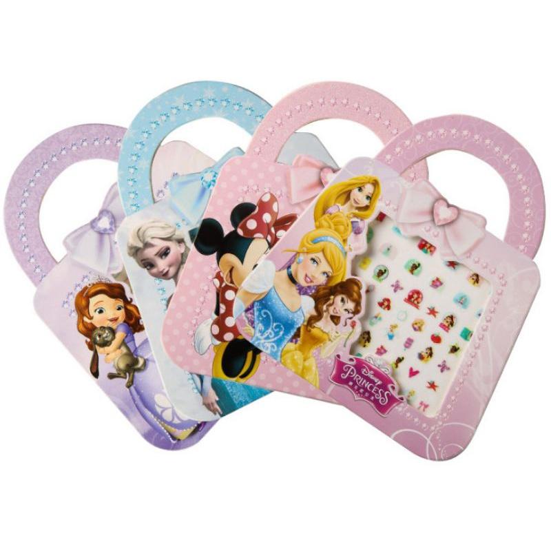 Combo 2 bộ miếng dán ngón tay nails stickers nhân vật hoạt hình sophia mickey elsa công chúa Disney