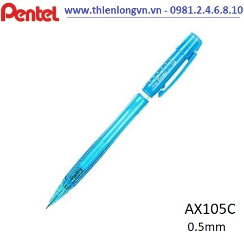 Bút chì kim 0.5mm Pentel Fiesta AX105C màu xanh dương