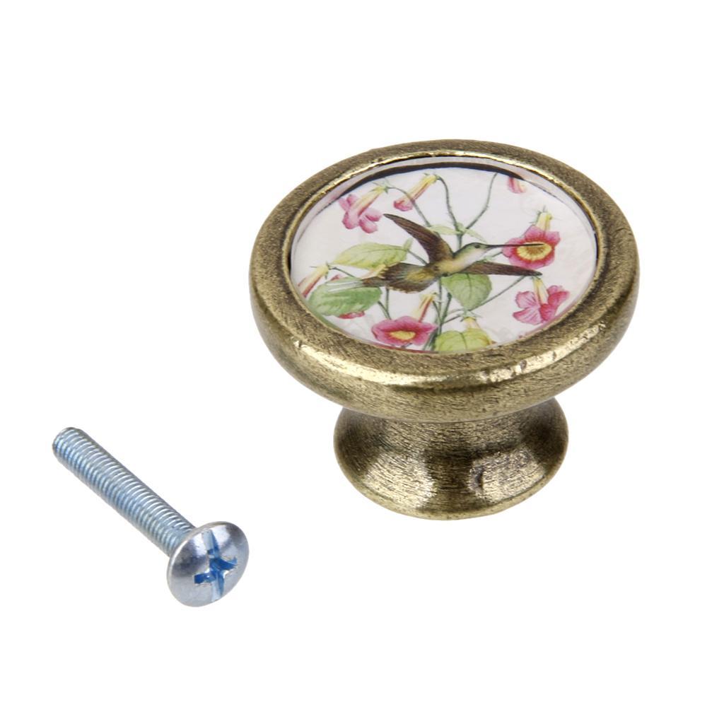 4-8pack Assorted Vintage Brass Wardrobe Cabinet Door Cupboard Drawer Handle Knob