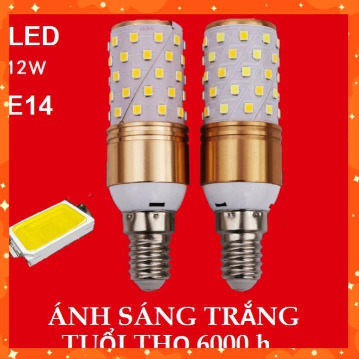 Bóng đèn led ngô 12w chất lượng cao e14 220v ánh sáng trắng 206720