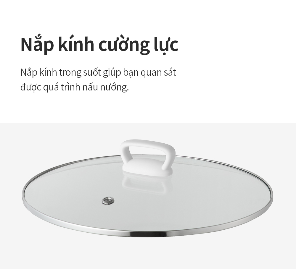 Nồi điện đa năng LocknLock 2 trong 1 nướng lẩu tối ưu 4 chế độ nhiệt (4 Lít)- EJP544WHT - Hàng chính hãng