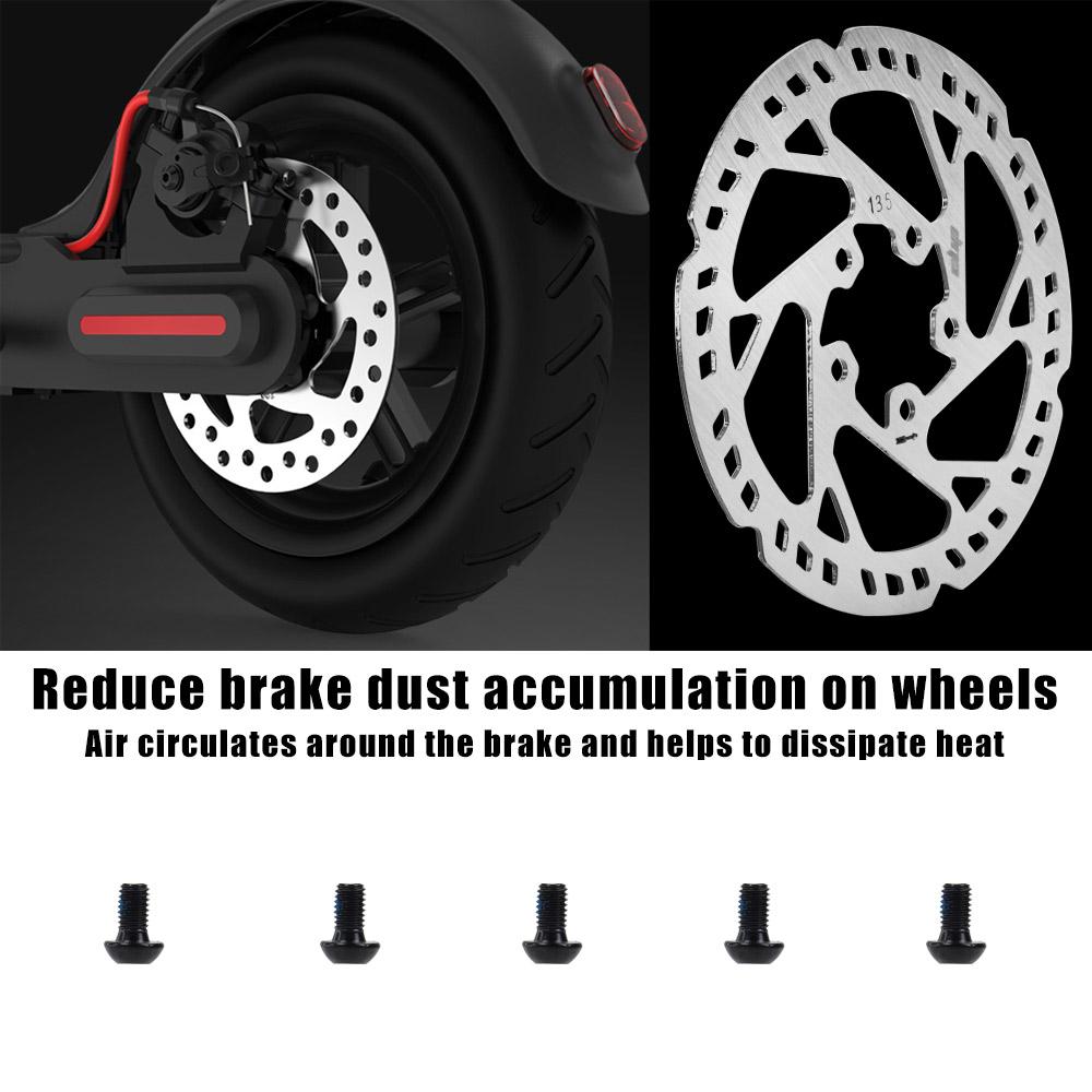 Đĩa phanh 135mm Pad cho Xiaomi M365 Pro Pro 2 1S MI3 SCOOTER SODENT Sửa đổi phanh thép không gỉ Disc