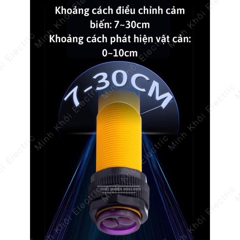 Cảm Biến Khoảng Cách, cảm biến vật cản hồng ngoại tiệm cận NPN E3F-DS30C4, PNP E3F-DS30P1, E18-D80NK