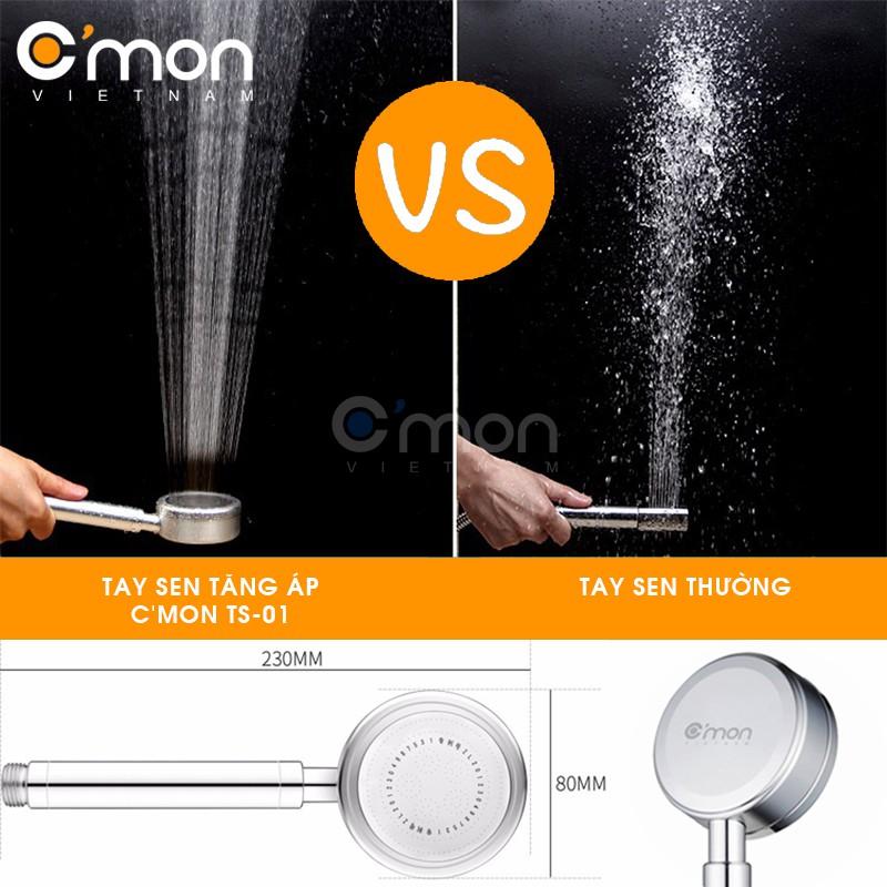 Bộ vòi sen tăng áp C'MON TS-01